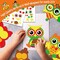 30 Packs Fall Thanksgiving Crafts for Kids Thanksgiving Owl DIY Artwork with Fall Autumn Leaves Pumpkins Stickers Create Your Own Owl Set for Kindergarten Home Class Game Activities.